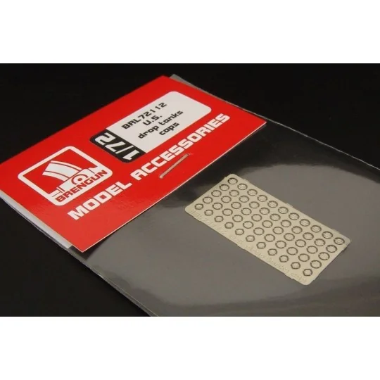 U S drop tanks caps - Brengun BRL72112