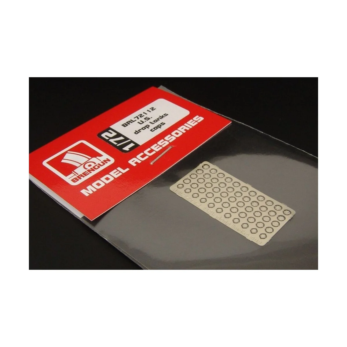 U S drop tanks caps, 1/72 - Brengun BRL72112