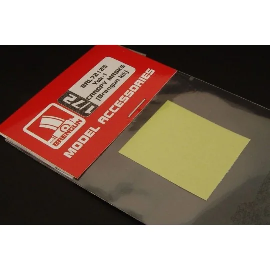 YAK-1 Canopy masks (Brengun), 1/72 - Brengun BRL72125