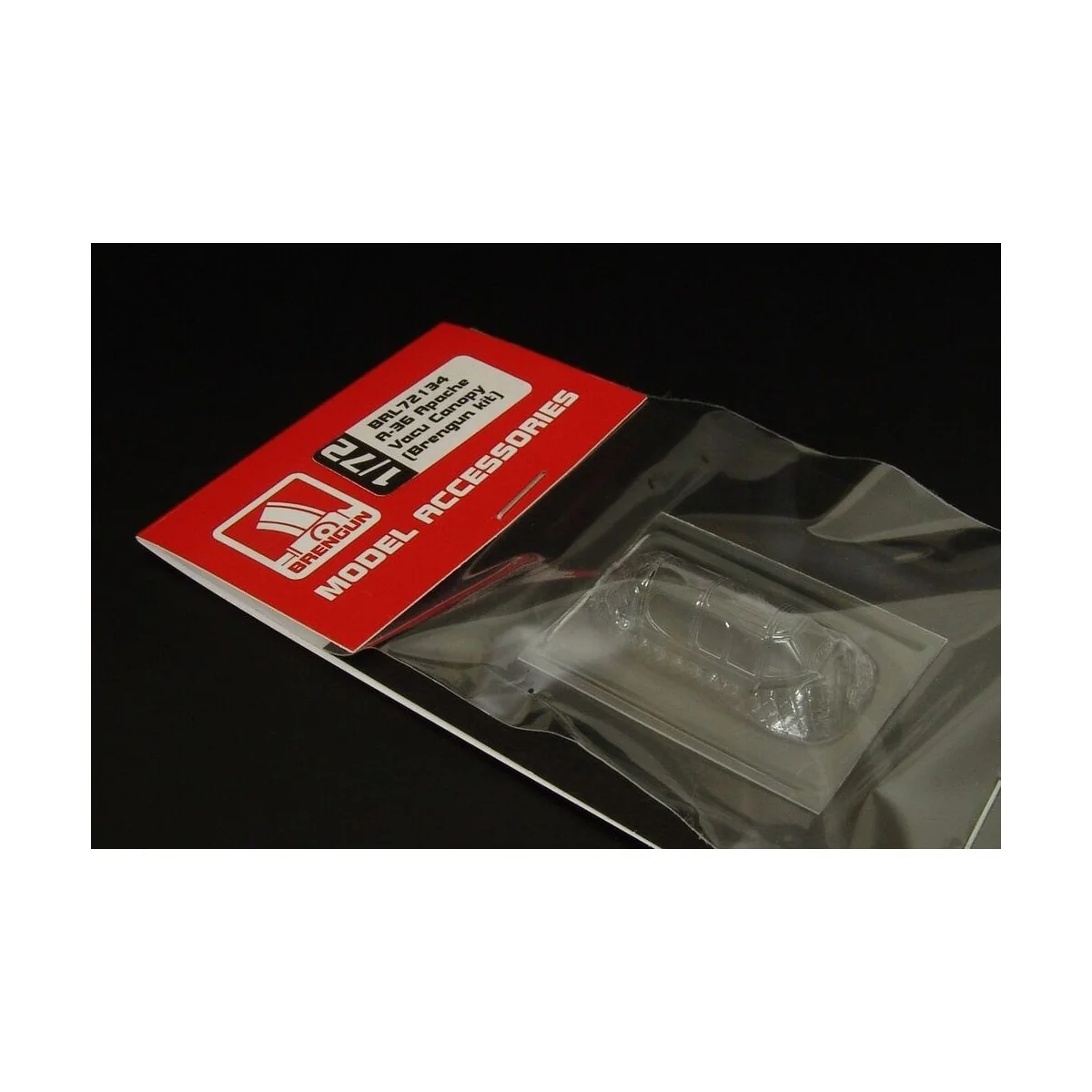 A-36 Apache Vacu Canopy (Brengun kit) - Brengun BRL72134