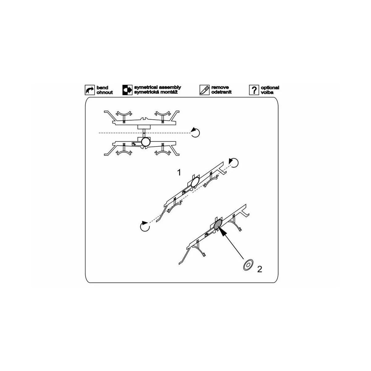Japan bomb racks (250kg bomb), 1/72 - Brengun BRL72141