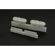 Ki-61 Id Hien Wing Racks & Drop Tanks, 1/72 - Brengun BRL72153 Ki-61 Id Hien Wing Racks & Drop Tanks, 1/72 - Brengun BRL72153
