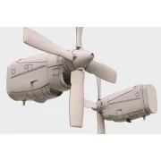 C-130 E-H engine set (Italeri kit), 1/72 - Brengun BRL72154