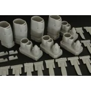 C-130 E-H engine set (Italeri kit) - Brengun BRL72154
