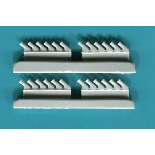 Exhaust for Spitfire late version, 1/48 - Brengun BRL48008