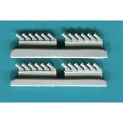 Exhaust for Spitfire late version, 1/48 - Brengun BRL48008