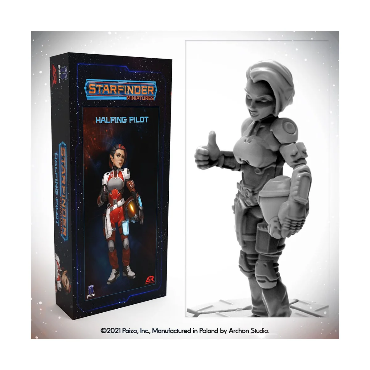 Masters of the Universe Miniatures: HALFLING PILOT - Archon Studio ...