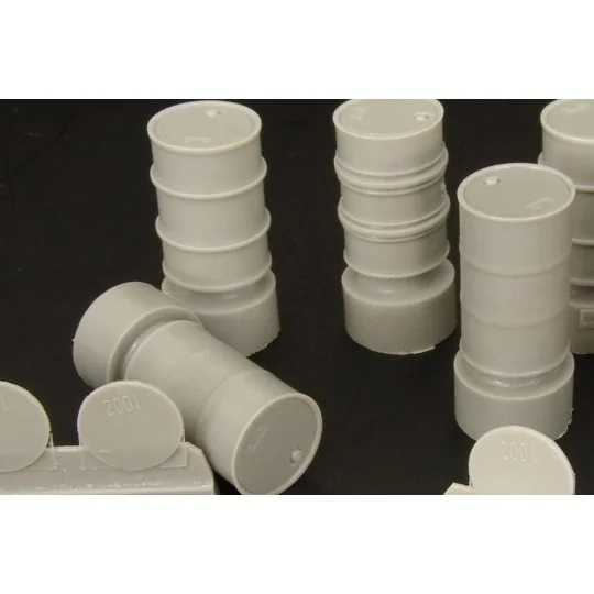 Fuel drums ( 3 types), 1/48 - Brengun BRL48020