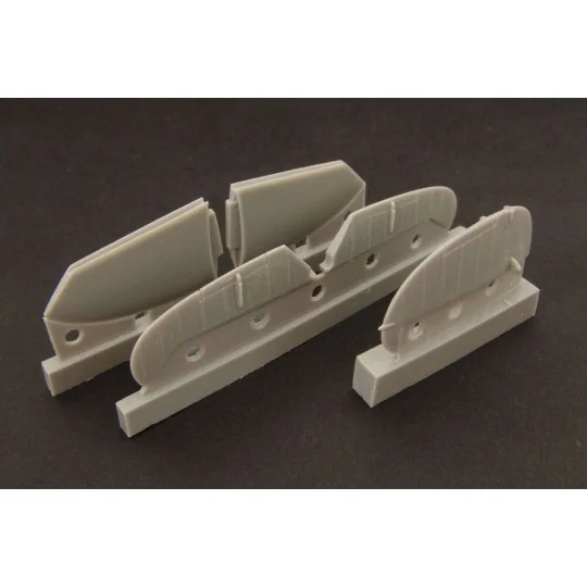 Spitfire MkIX control surfaces - early - for Airfix kit, 1/48 - Bre... Spitfire MkIX control surfaces - early - for Airfix kit, 1/48 - Bre...