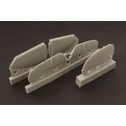Spitfire MkIX control surfaces - early - for Airfix kit - Brengun B...