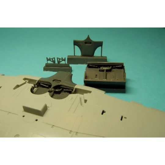 Hurricane Mk II, IV wheel bay, 1/48 - Brengun BRL48032 Hurricane Mk II, IV wheel bay, 1/48 - Brengun BRL48032