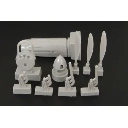 P 40 Klimov engine conversion, 1/48 - Brengun BRL48033