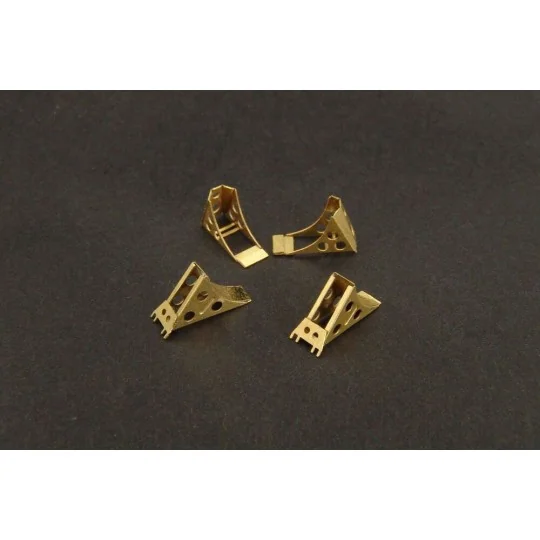 Soviet wheel chocks, 1/48 - Brengun BRL48034