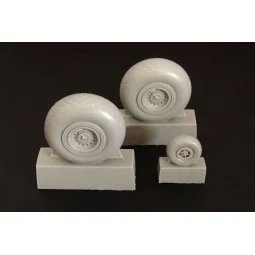 B17G wheel set, 1/48 - Brengun BRL48038