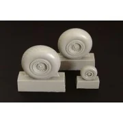B17G wheel set, 1/48 - Brengun BRL48038