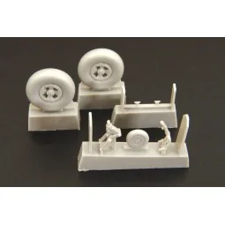 Huricane wheel set, 1/48 - Brengun BRL48039