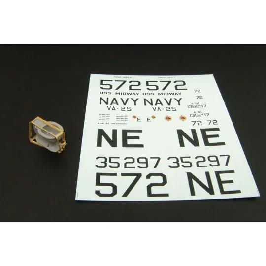 Toilet bomb for Skyraider, 1/48 - Brengun BRL48040 Toilet bomb for Skyraider, 1/48 - Brengun BRL48040