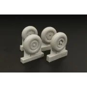 Wheels for F Barracuda Mk II (two types), 1/48 - Brengun BRL48041