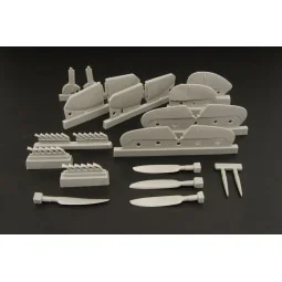 Spitfire MkIX exterior set -(Airfix), 1/48 - Brengun BRL48042