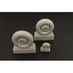 Wellington wheel set for (TRUMPETER), 1/48 - Brengun BRL48043