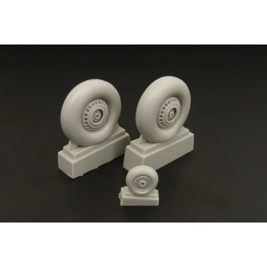 Wellington wheel set for (TRUMPETER), 1/48 - Brengun BRL48043