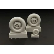 Wellington wheel set for (TRUMPETER), 1/48 - Brengun BRL48043