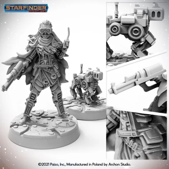 Masters of the Universe Miniatures: ANDROID MECHANIC (with mechanic...