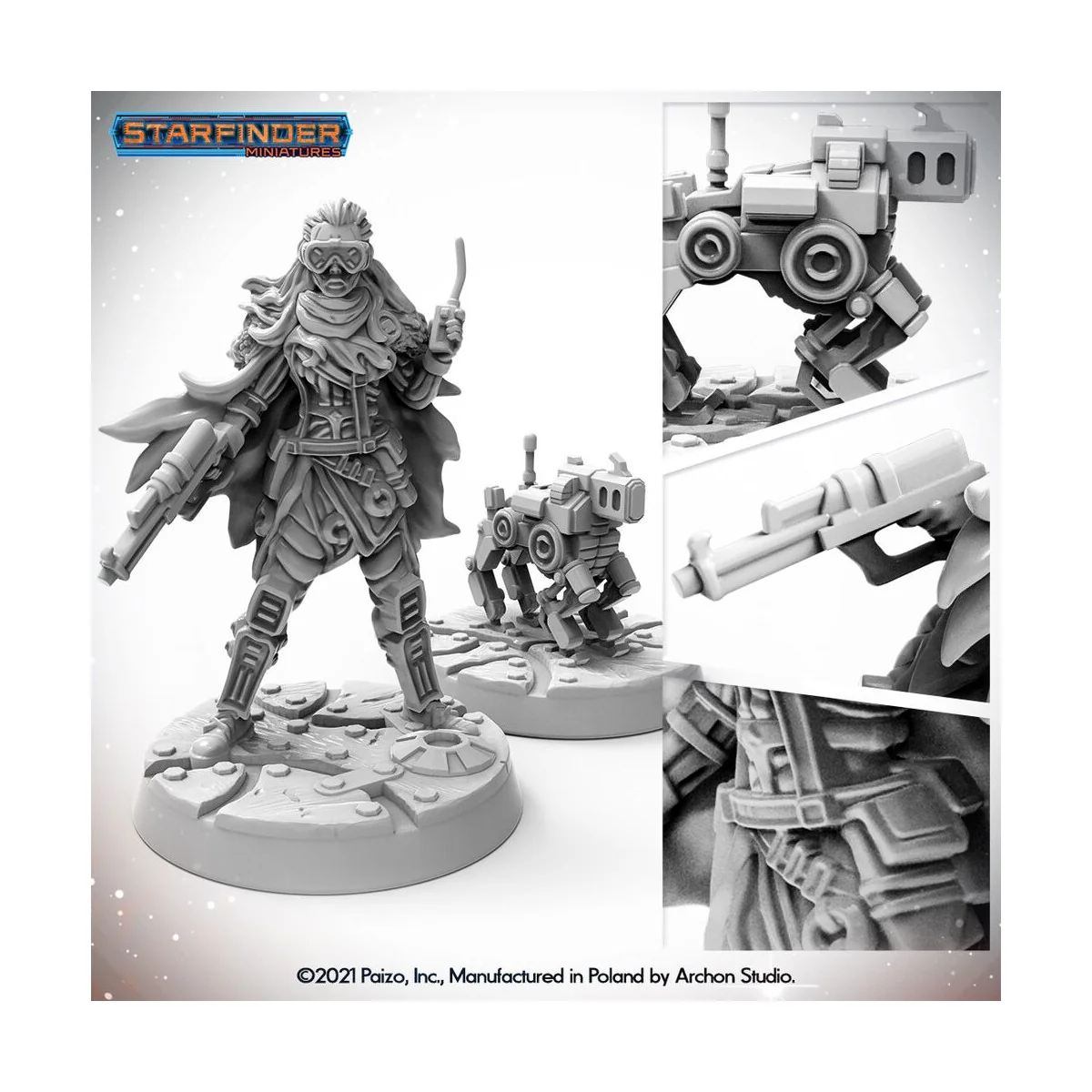Masters of the Universe Miniatures: ANDROID MECHANIC (with mechanic...