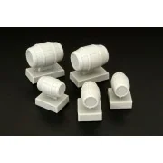 Wooden barrels, 1/48 - Brengun BRL48067