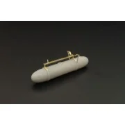 50gal cigar fuel tank w-rack (double pack), 1/48 - Brengun BRL48068 50gal cigar fuel tank w-rack (double pack), 1/48 - Brengun BRL48068