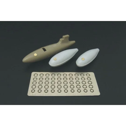 U S drop tanks caps, 1/48 - Brengun BRL48070