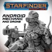 Masters of the Universe Miniatures: ANDROID MECHANIC (with mechanic...