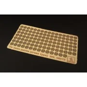 Tie down points (cross type) US aircraft carrier, 1/48 - Brengun BR...