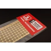 Tie down points (cross type) US aircraft carrier, 1/48 - Brengun BR...