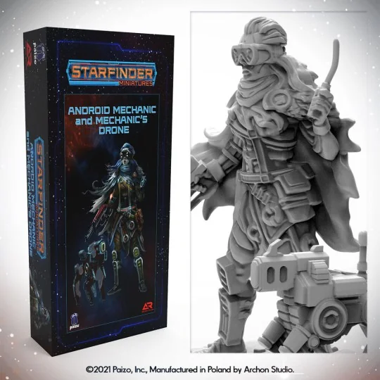 Masters of the Universe Miniatures: ANDROID MECHANIC (with mechanic...