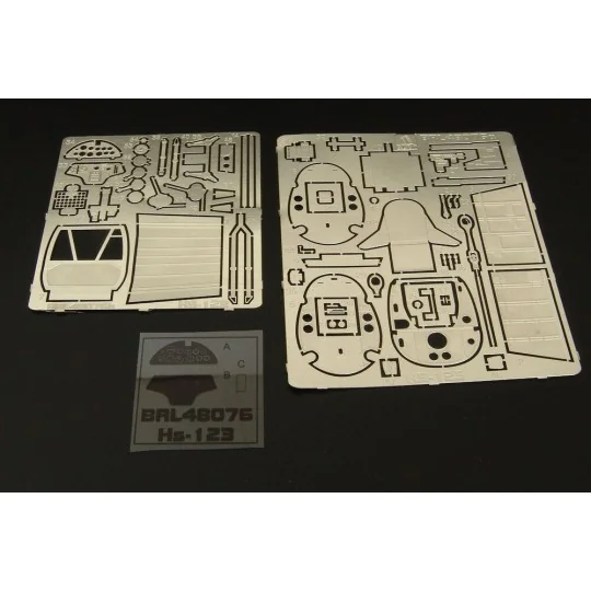 Hs-123 interior (Esci, Italeri kit), 1/48 - Brengun BRL48076
