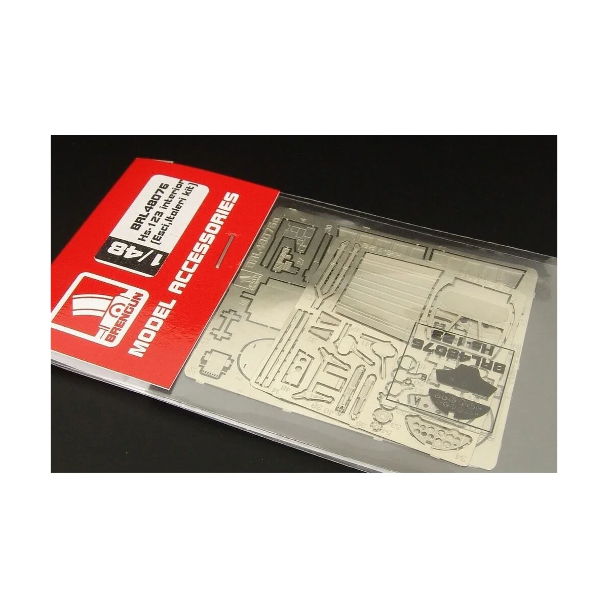 Hs-123 interior (Esci, Italeri kit), 1/48 - Brengun BRL48076
