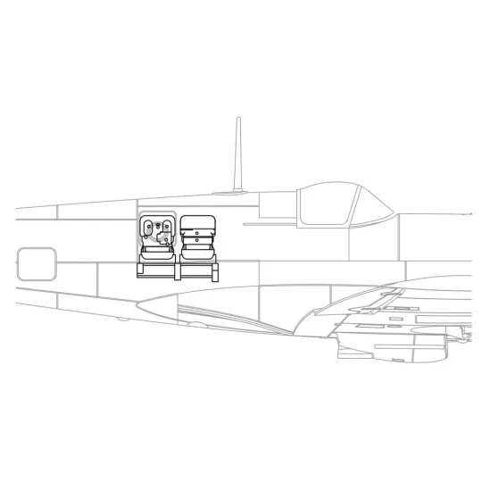 Spitfire PRU camera set - Brengun BRL48104