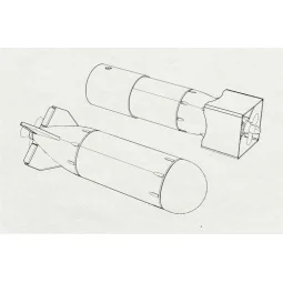 Mk24 Mine Fido“ torpedo, 1/48 - Brengun BRL48107