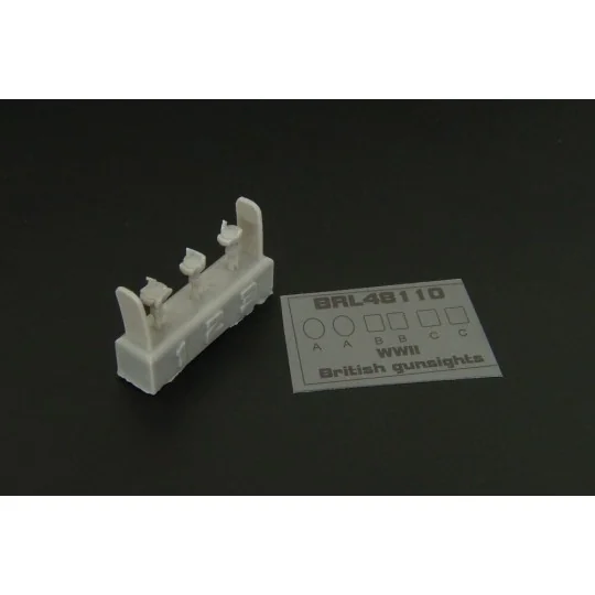 British reflector gunsight WWII, 1/48 - Brengun BRL48110