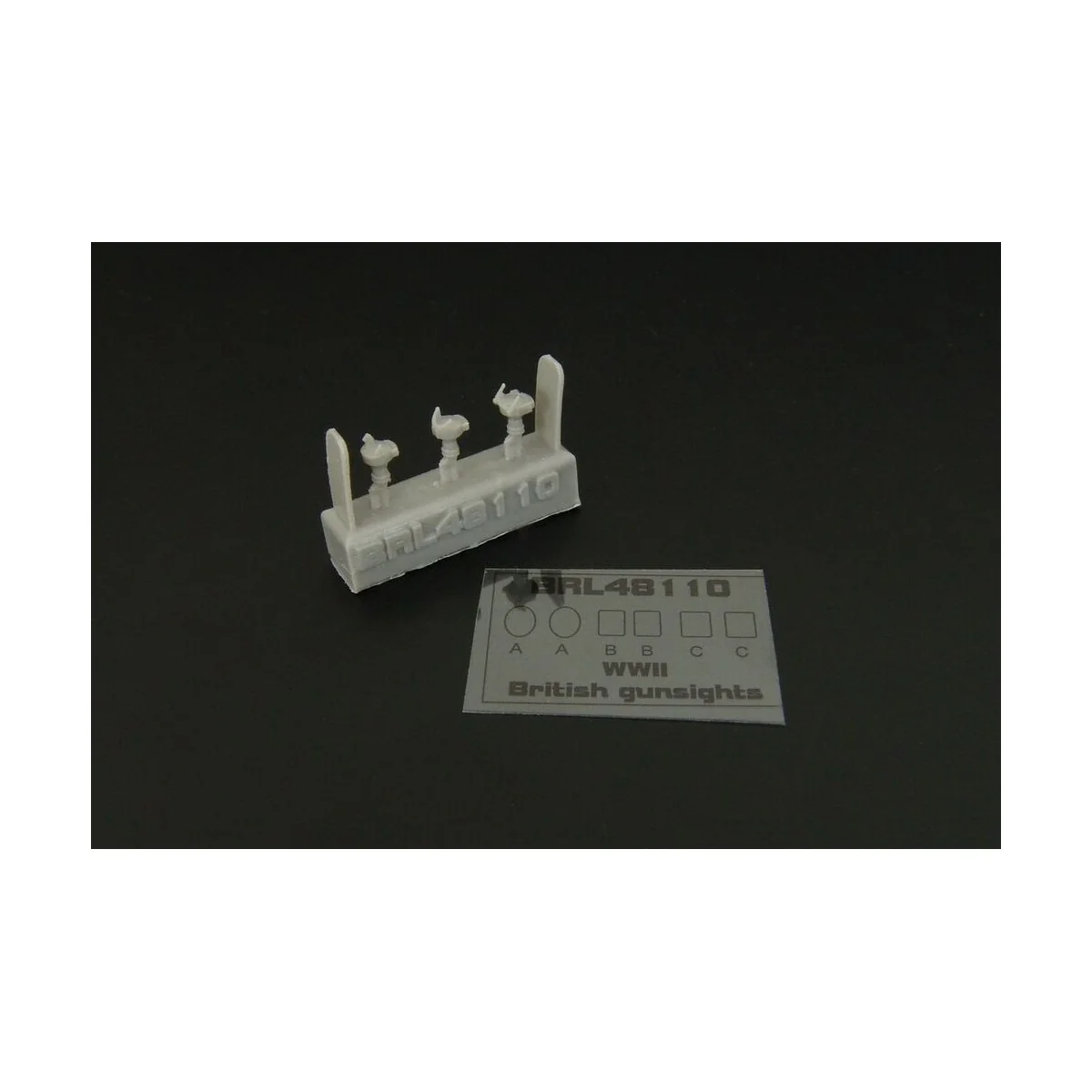 British reflector gunsight WWII, 1/48 - Brengun BRL48110