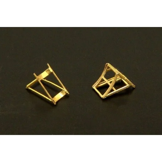 Luftwaffe wheel chocks (two types) - Brengun BRL32013