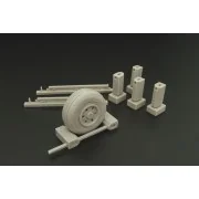 US Navy wheel chocks (modern) - Brengun BRL32018