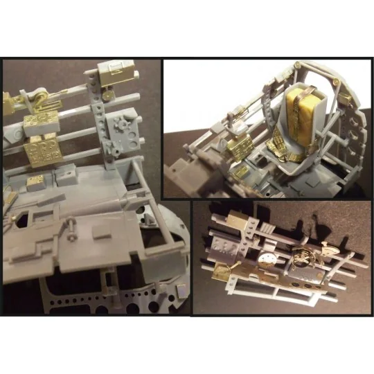 Mitsubishi A6M5c Zero interior (Hasegawa kit), 1/32 - Brengun BRL32024 Mitsubishi A6M5c Zero interior (Hasegawa kit), 1/32 - Brengun BRL32024