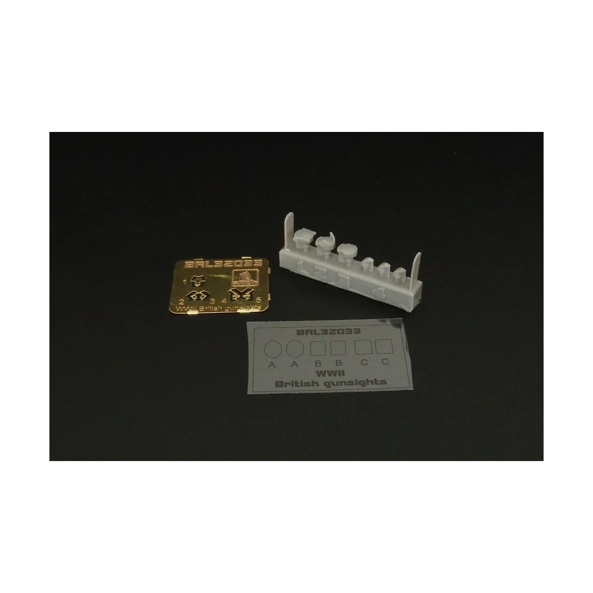 British reflector gunsight WWII, 1/32 - Brengun BRL32033