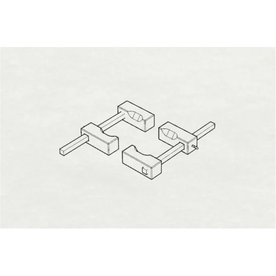 WWII U S Navy Wheel chocks, 1/32 - Brengun BRL32034