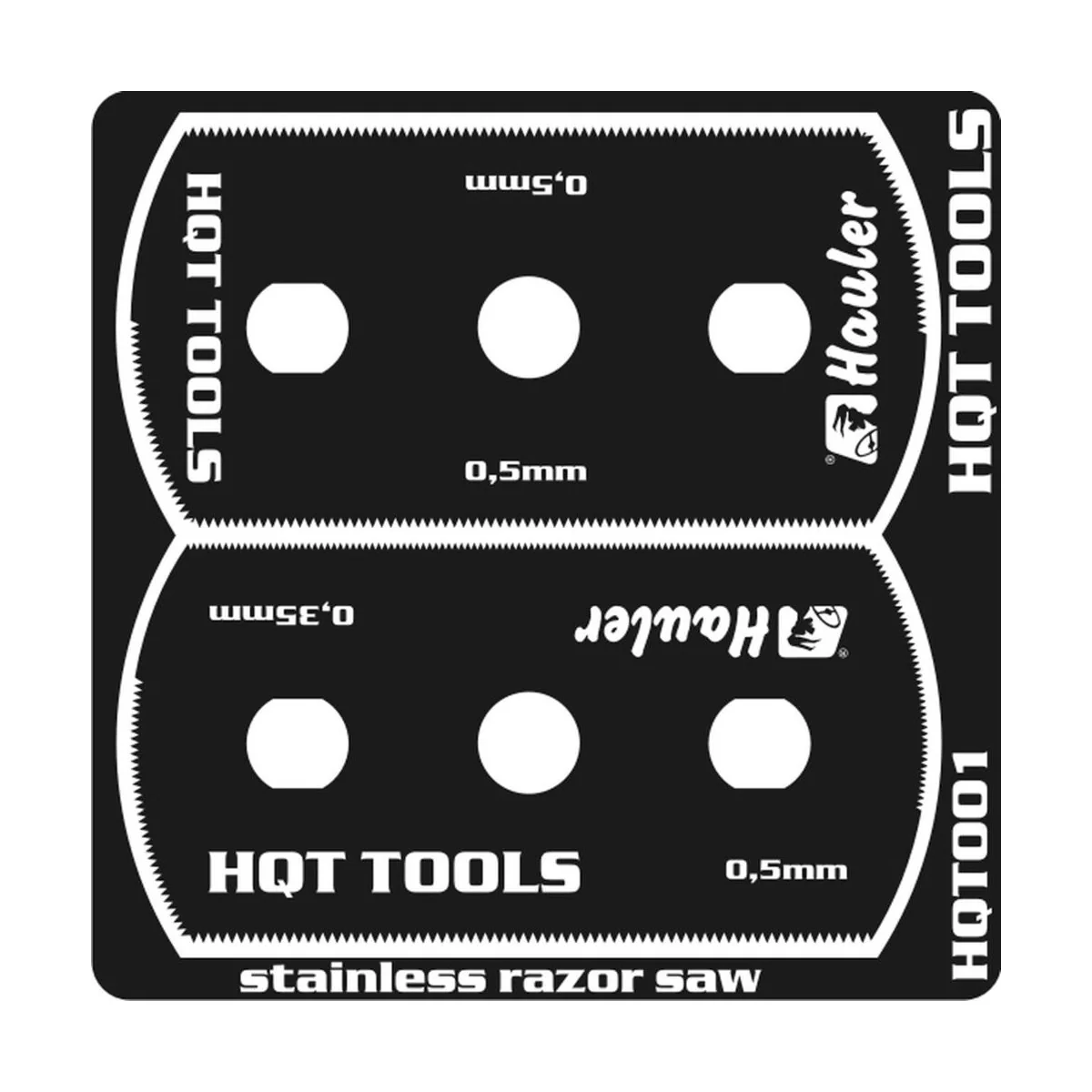 stainless razor saw set (two pcs) - Brengun HQT001