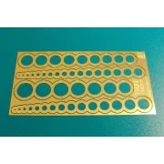scribing templates circles - Brengun HQT007