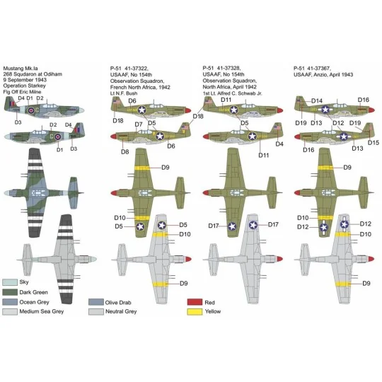 P-51- Mustang Ia, 1/72 - Brengun BRP72037