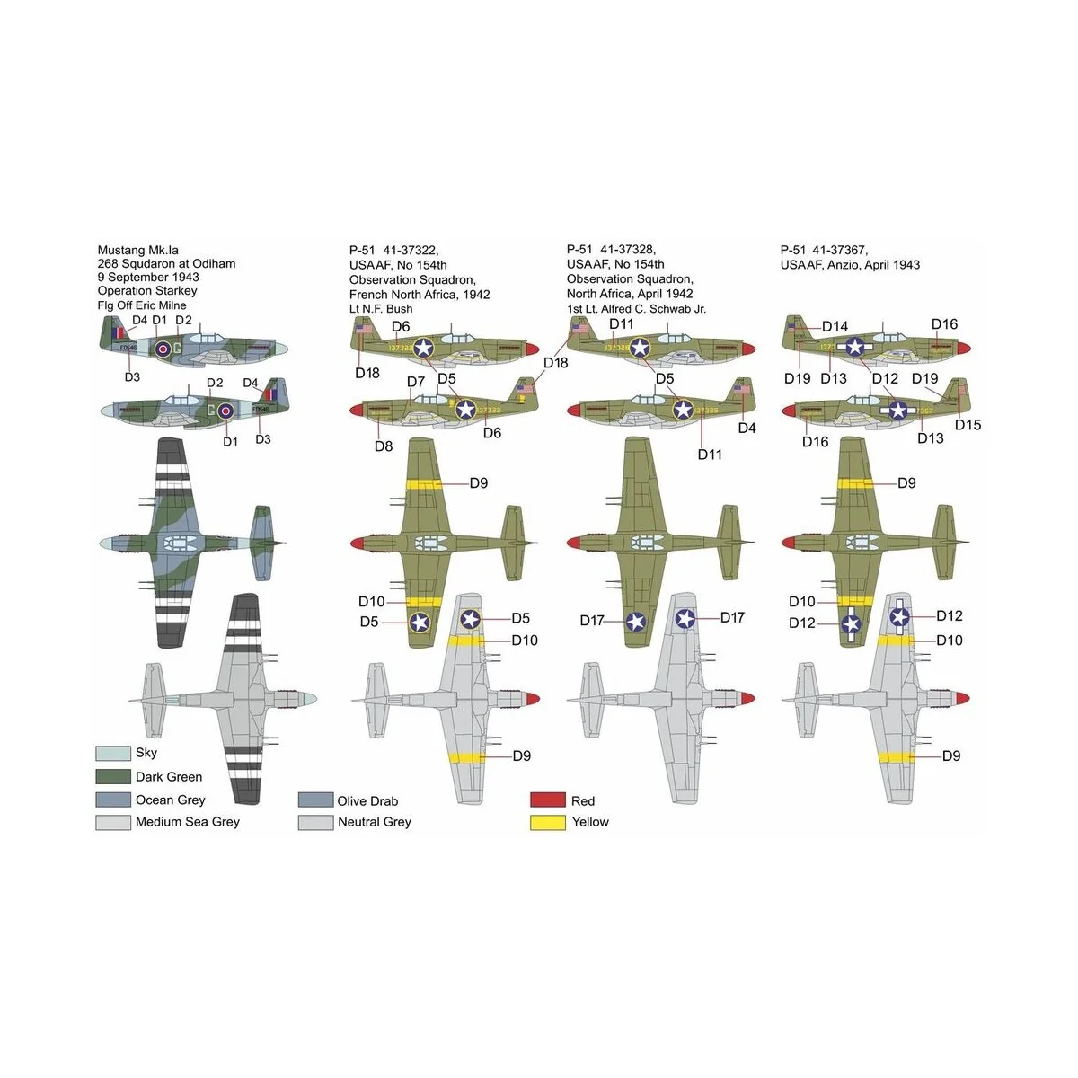 P-51- Mustang Ia, 1/72 - Brengun BRP72037